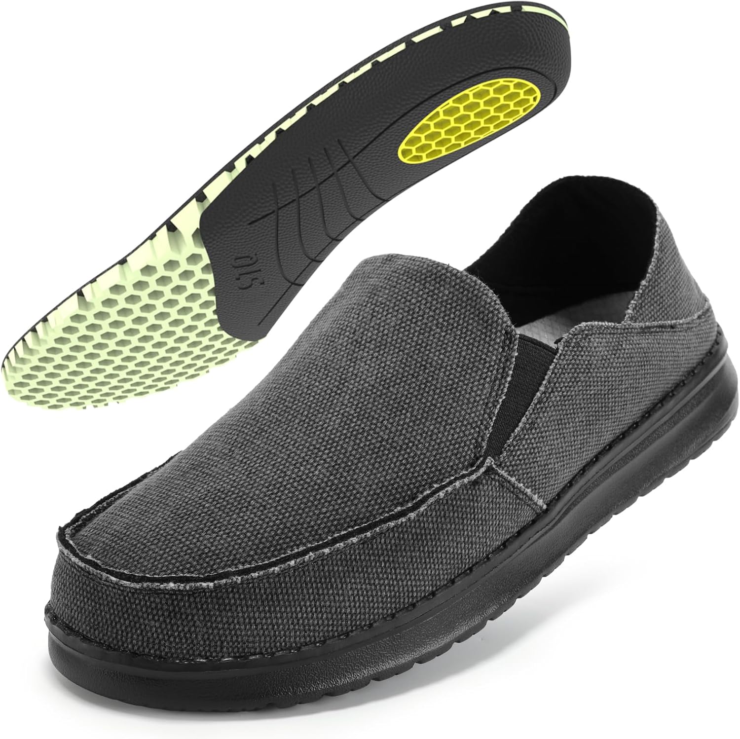 Мужские слипоны STQ с откидным задником, кроссовки с поддержкой свода стопы для повседневной носки и облегчения болей в колене, черный
Мужские слипоны STQ с откидным задником, кроссовки с поддержкой свода стопы для повседневной носки и облегчения болей в колене, черный