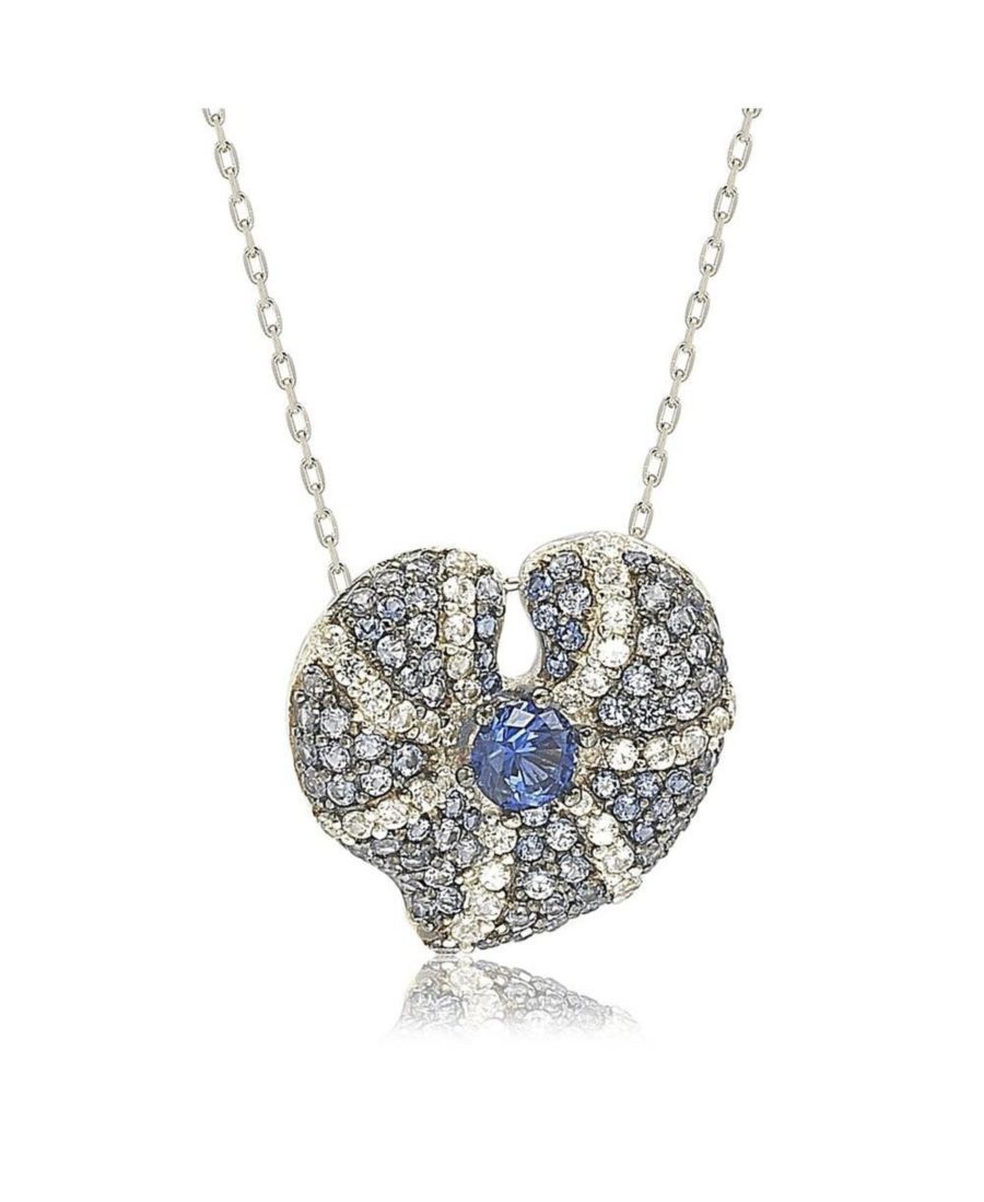 Колье Suzy Levian из стерлингового серебра с сапфирами в виде причудливого сердца и листа Suzy Levian New York, Blue sapphire
Колье Suzy Levian из стерлингового серебра с сапфирами в виде причудливого сердца и листа Suzy Levian New York, Blue sapphire