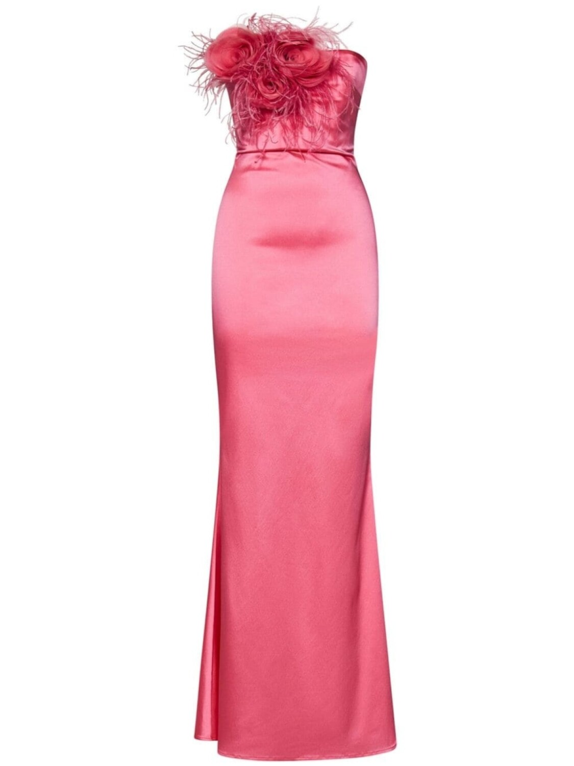 ROOM76 атласное платье с аппликацией в виде розы, розовый 
ROOM76 атласное платье с аппликацией в виде розы, розовый