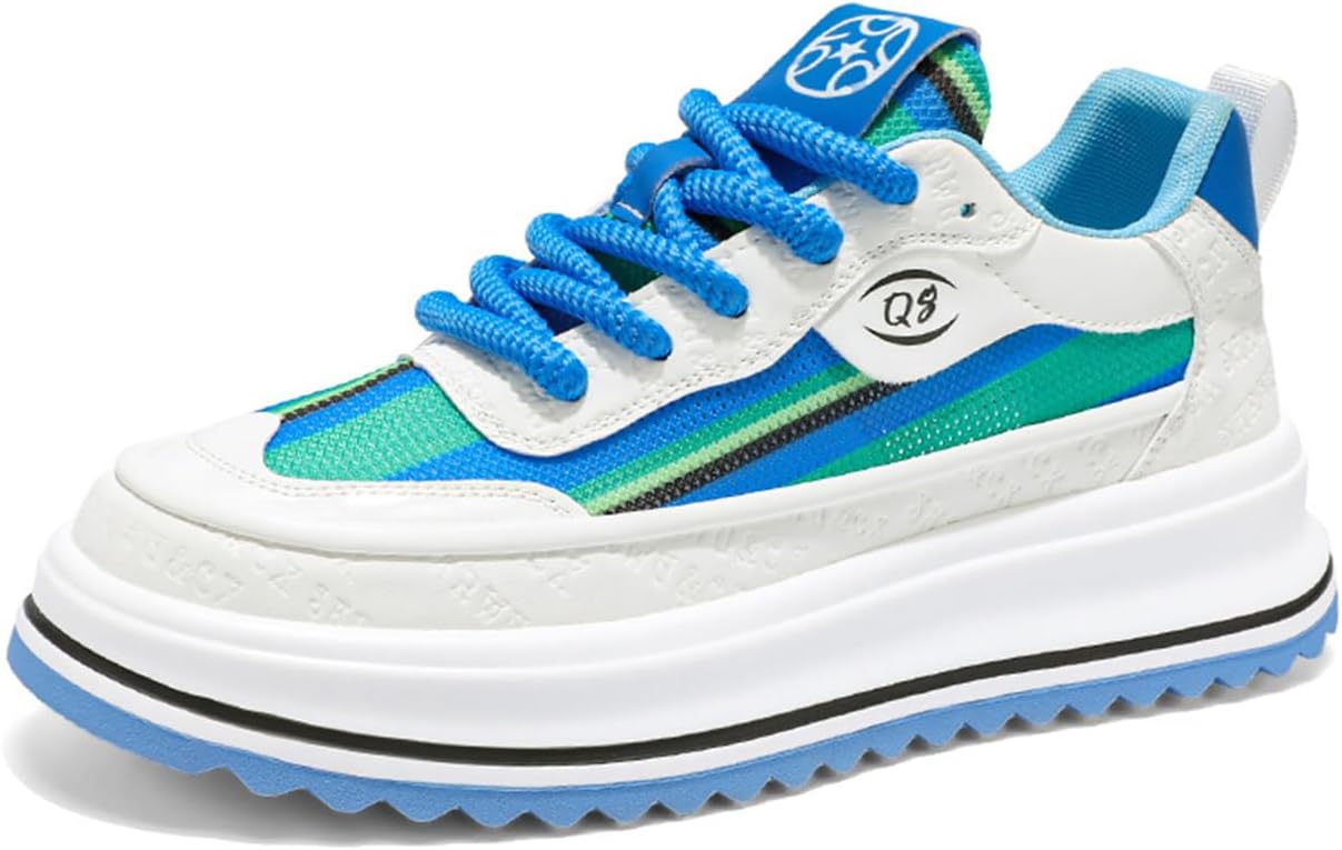 Мужские дышащие кроссовки на шнуровке, легкие, цветные, повседневные с гибкой подошвой из ЭВА для прогулок и повседневной носки Lanverth, синий
Мужские дышащие кроссовки на шнуровке, легкие, цветные, повседневные с гибкой подошвой из ЭВА для прогулок и повседневной носки Lanverth, синий