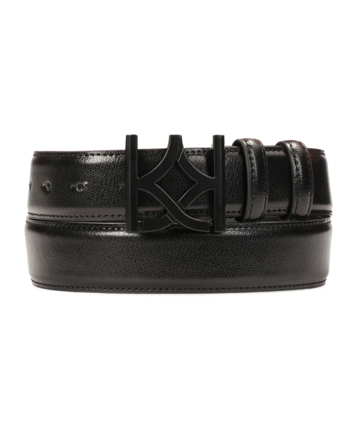 Классический ремень R с пряжкой с логотипом Kazar, черный
Классический ремень R с пряжкой с логотипом Kazar, черный