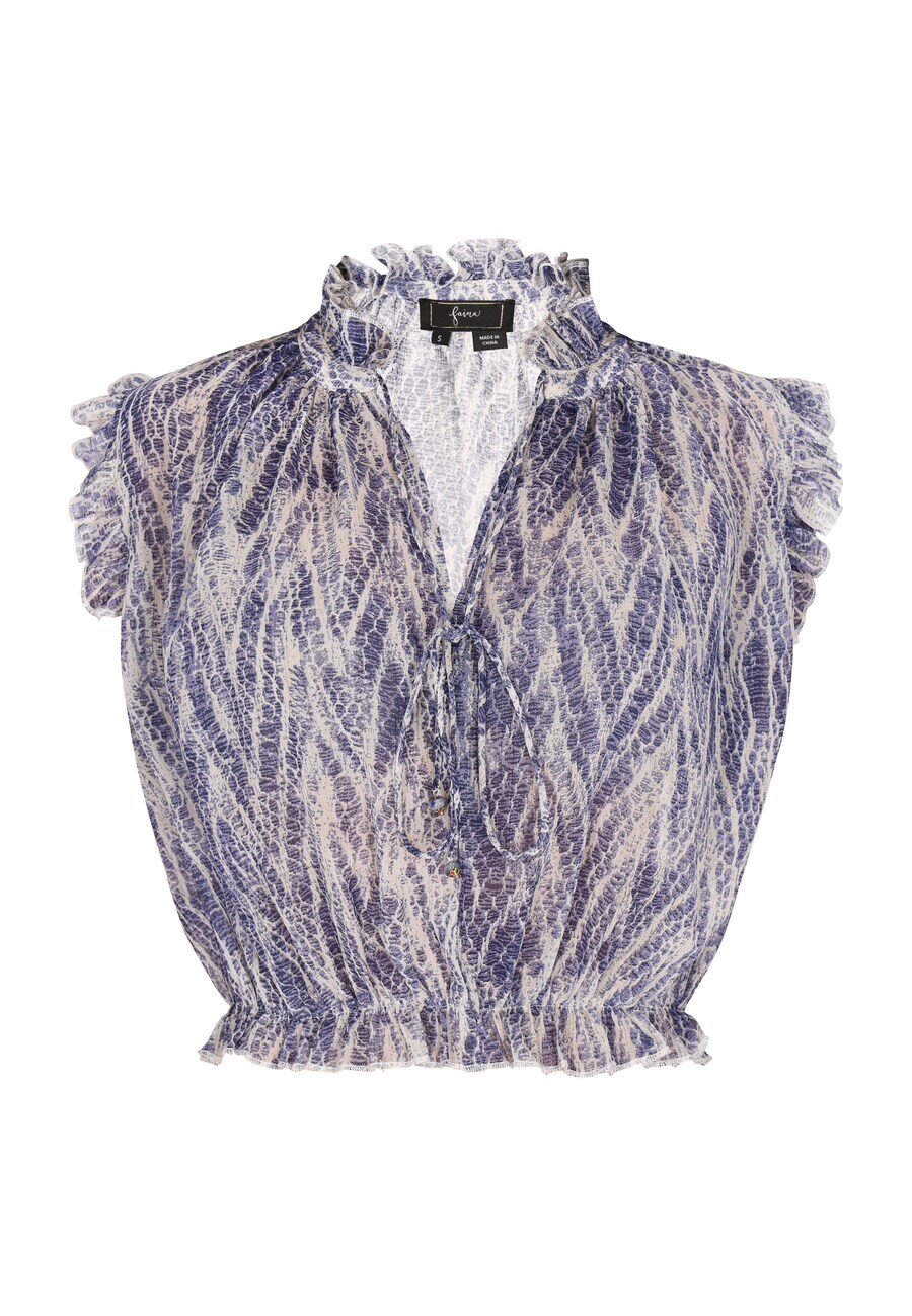 Блузка с коротким рукавом faina Blouse, синий
Блузка с коротким рукавом faina Blouse, синий