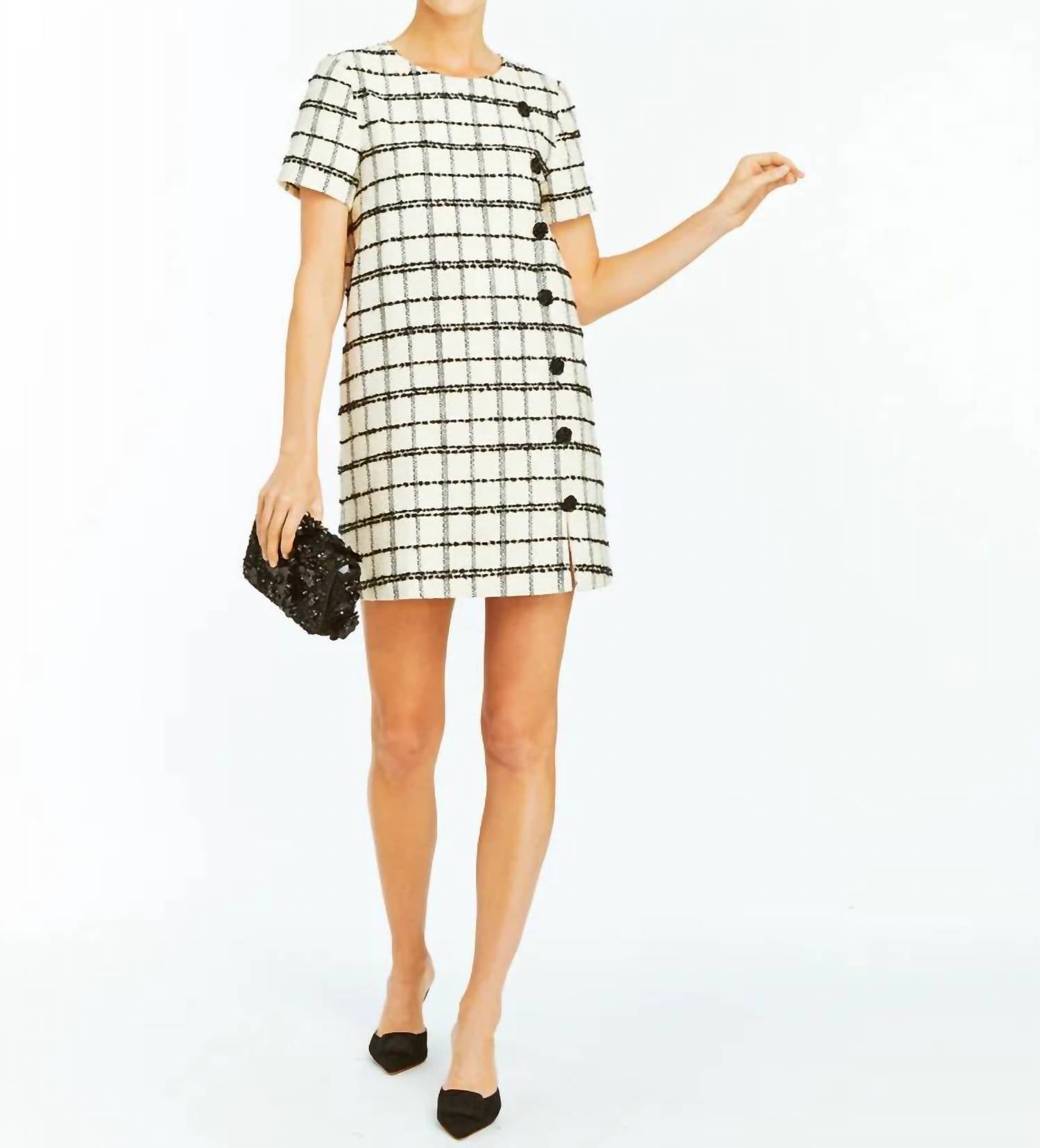 Изольд Мини-платье в кремово-черном цвете Mestiza New York
Изольд Мини-платье в кремово-черном цвете Mestiza New York