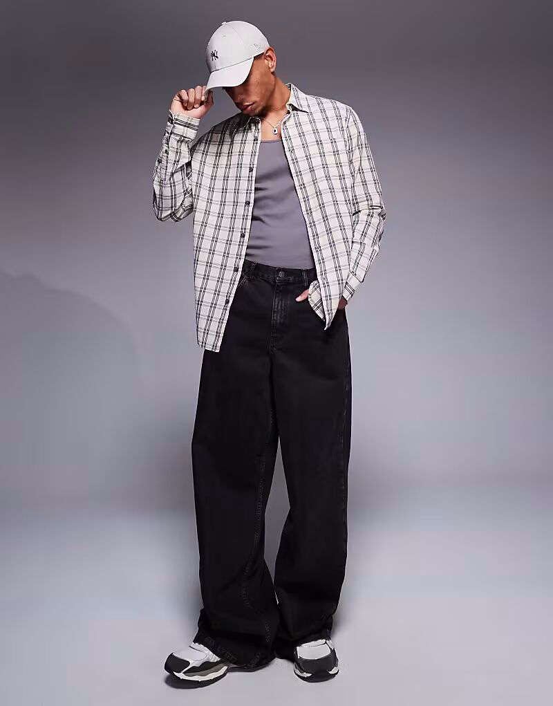 Классическая клетчатая рубашка River Island цвета «камень»
Классическая клетчатая рубашка River Island цвета «камень»