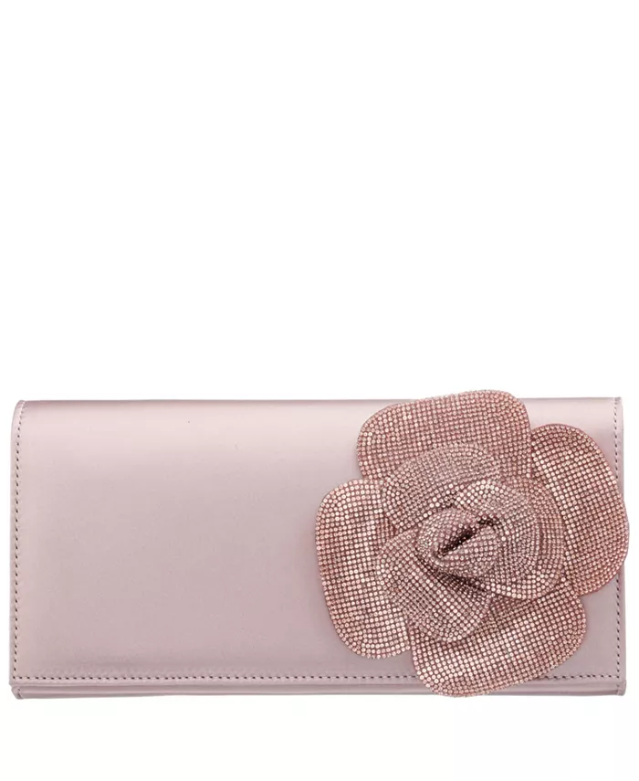 Клатч с крупными кристаллами в виде цветов Nina, розовый
Клатч с крупными кристаллами в виде цветов Nina, розовый