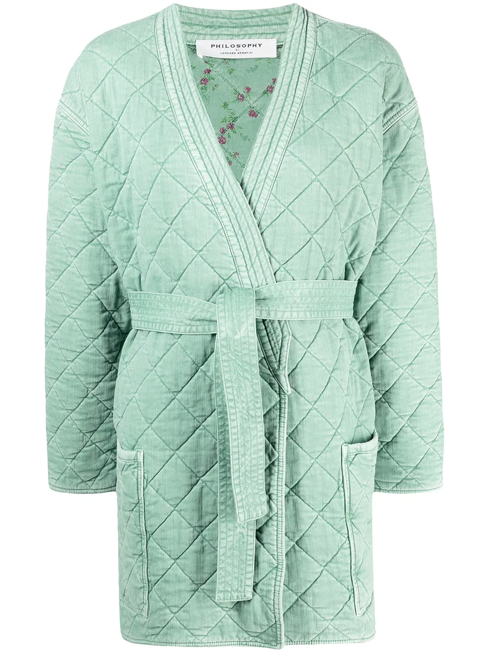 Двусторонняя куртка-кимоно Philosophy Di Lorenzo Serafini, зеленый
Двусторонняя куртка-кимоно Philosophy Di Lorenzo Serafini, зеленый
