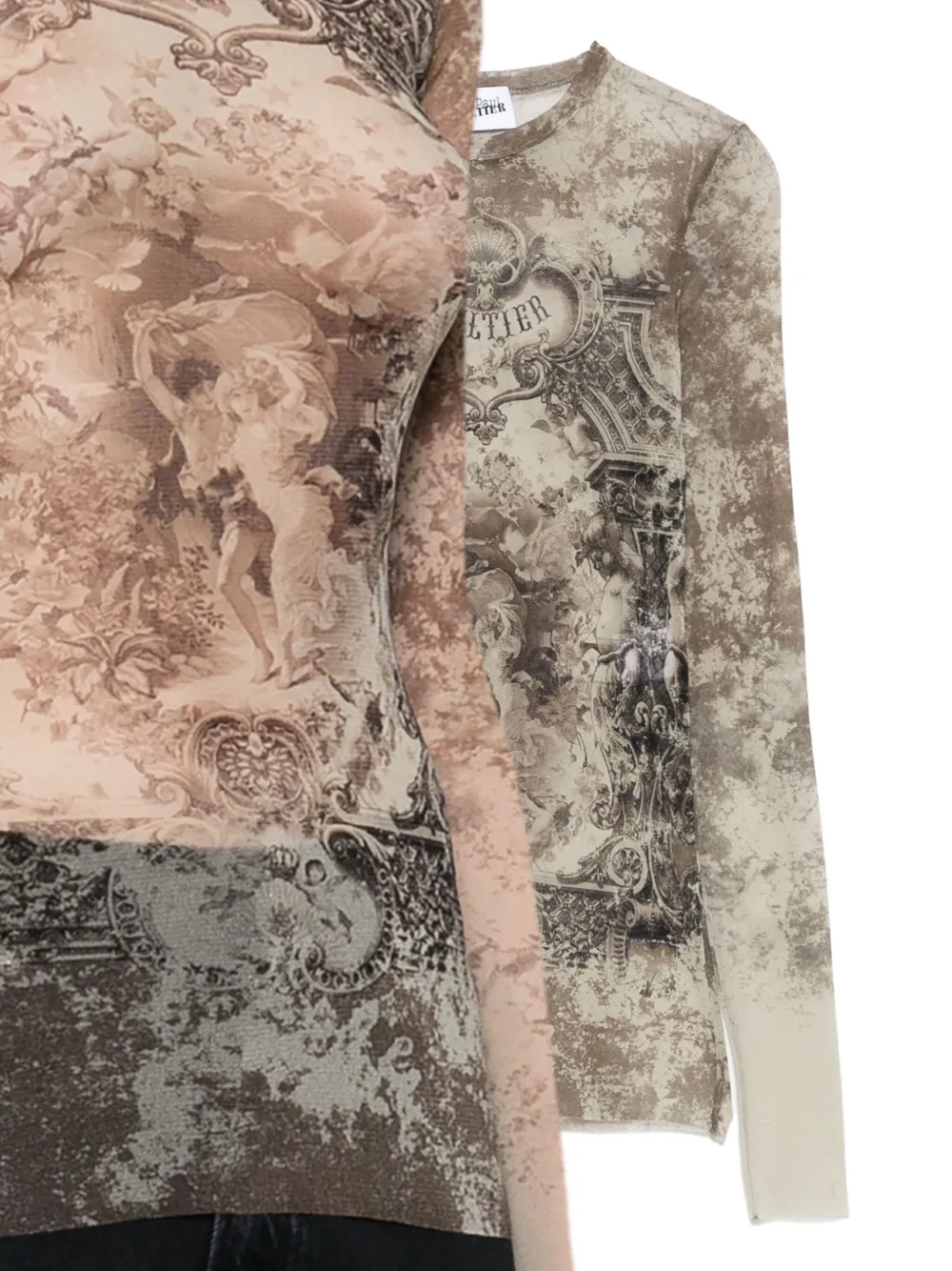 Сетчатый топ Jean Paul Gaultier, нейтральный
Сетчатый топ Jean Paul Gaultier, нейтральный