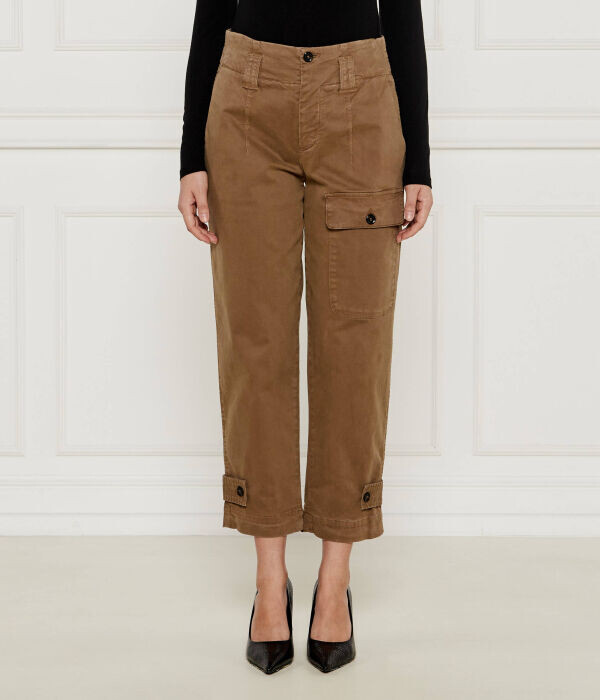 Брюки-карго женские Pinko короткие с карманами, коричневый
Брюки-карго женские Pinko короткие с карманами, коричневый