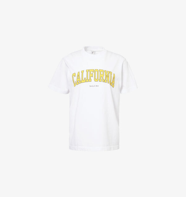 Футболка California с круглым вырезом из хлопкового джерси Sporty & Rich, белый
Футболка California с круглым вырезом из хлопкового джерси Sporty & Rich, белый