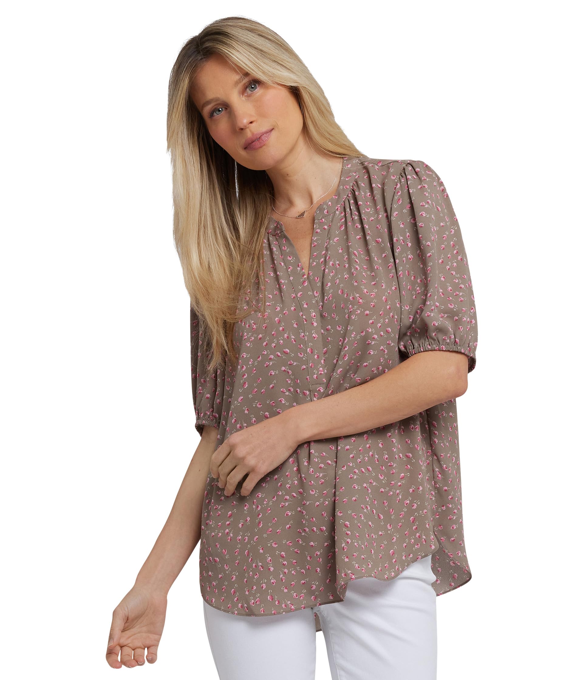 Топ NYDJ Short Puff Sleeved Popover Top, Josefina
Топ NYDJ Short Puff Sleeved Popover Top, Josefina