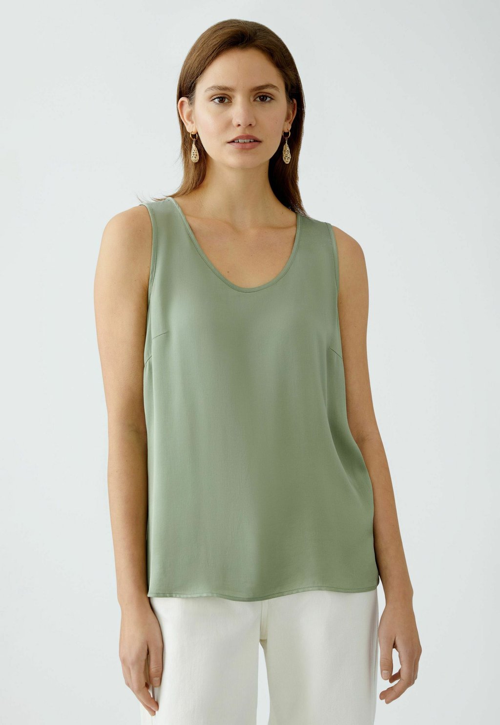 Топ Oui, зеленый 
Топ Oui, зеленый