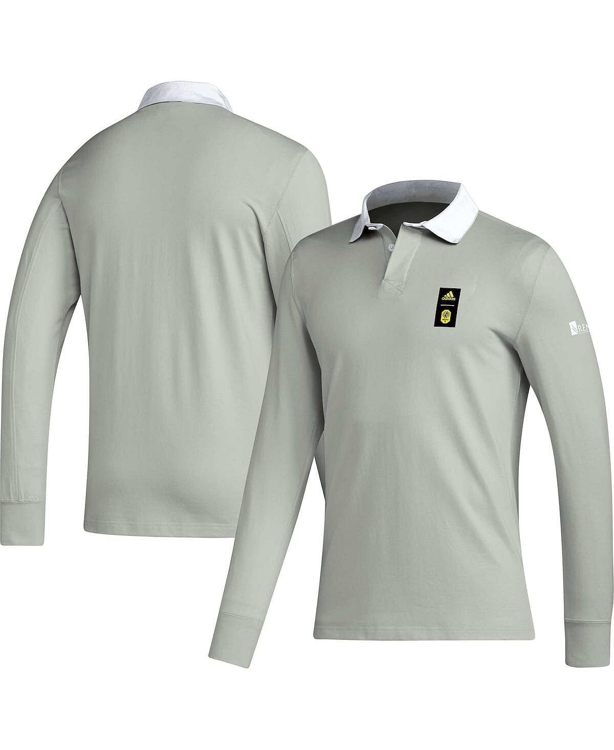 Мужская серая рубашка-поло с длинным рукавом Player 2023 Nashville SC Travel adidas
Мужская серая рубашка-поло с длинным рукавом Player 2023 Nashville SC Travel adidas