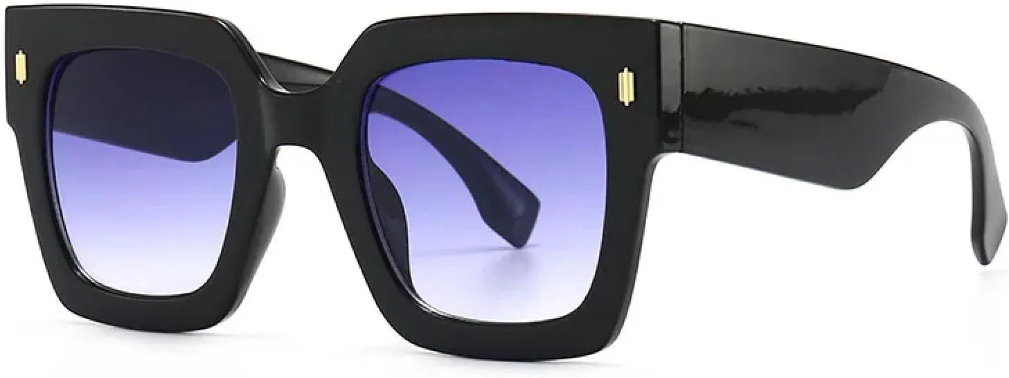 Роскошные солнцезащитные очки в крупной оправе для женщин, модные солнцезащитные очки для активного отдыха с защитой от УФ-излучения UV400 TOIPASTN, Black-blue
Роскошные солнцезащитные очки в крупной оправе для женщин, модные солнцезащитные очки для активного отдыха с защитой от УФ-излучения UV400 TOIPASTN, Black-blue