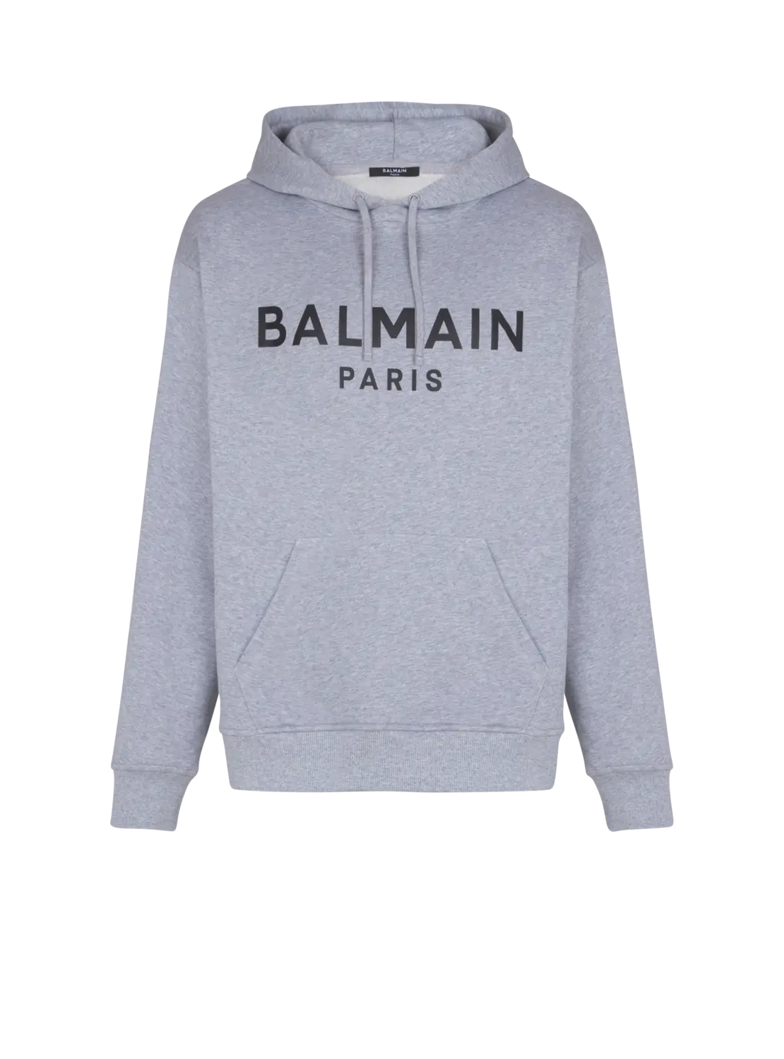 Хлопковое худи с принтом Balmain, серый
Хлопковое худи с принтом Balmain, серый