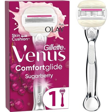 Бритва Venus Comfortglide Sugarberry Platinum для женщин, Gillette
Бритва Venus Comfortglide Sugarberry Platinum для женщин, Gillette
