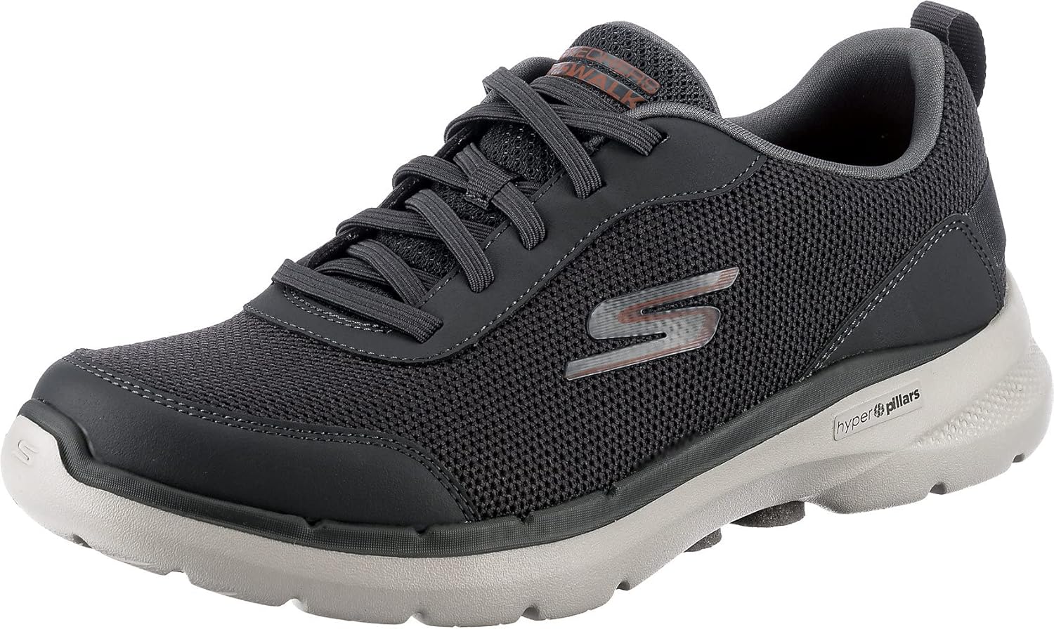 Мужские кроссовки Skechers GoWalk 6 - спортивные прогулочные кроссовки с охлаждающей пеной, Charcoal 2
Мужские кроссовки Skechers GoWalk 6 - спортивные прогулочные кроссовки с охлаждающей пеной, Charcoal 2