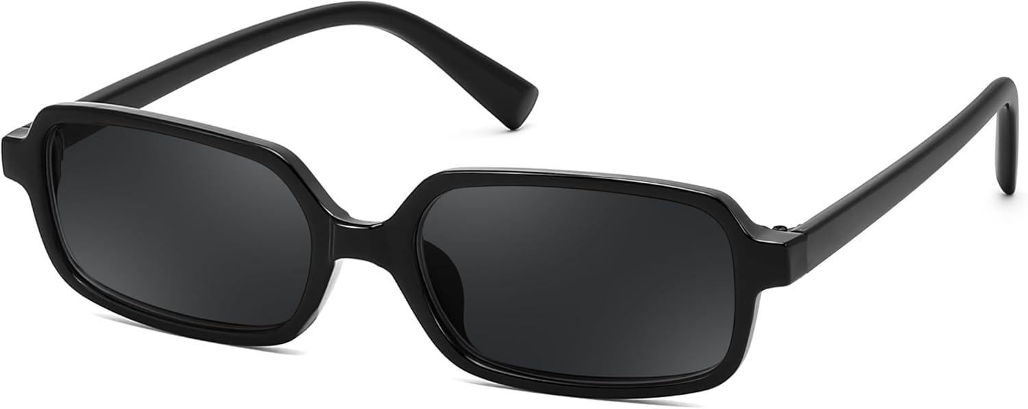 Солнцезащитные очки FEISEDY прямоугольной формы для женщин и мужчин, женские солнцезащитные очки в стиле 90-х, маленькая узкая оправа, модный винтажный стиль, артикул B9167, Black Frame Black Lens
Солнцезащитные очки FEISEDY прямоугольной формы для женщин и мужчин, женские солнцезащитные очки в стиле 90-х, маленькая узкая оправа, модный винтажный стиль, артикул B9167, Black Frame Black Lens