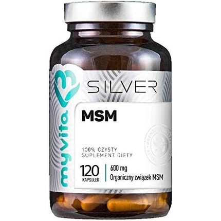 Myvita Silver Pure Msm 600 мг 120 капсул, Proness
Myvita Silver Pure Msm 600 мг 120 капсул, Proness