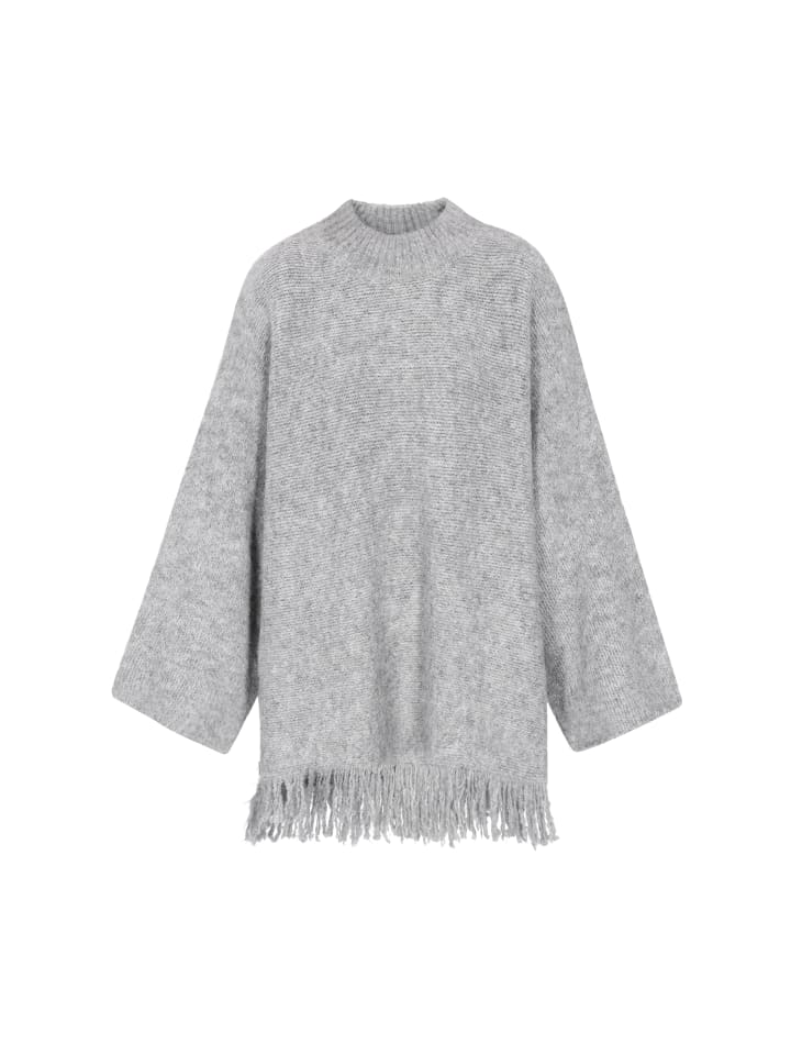 Женский свитер светло-серого меланжевого цвета IZIA
Женский свитер светло-серого меланжевого цвета IZIA