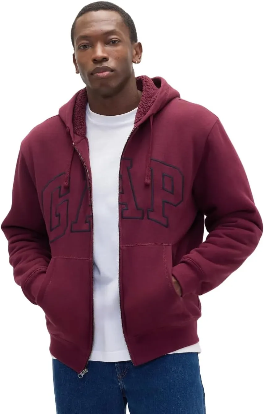 Толстовка GAP Logo Sherpa с молнией
Толстовка GAP Logo Sherpa с молнией