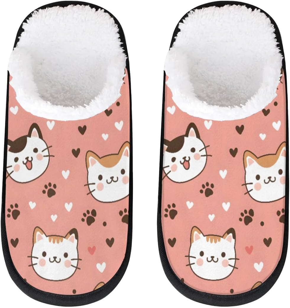 Тапочки Gublec для женщин и мужчин, уютные с нескользящей подошвой, для дома, теплые плюшевые тапочки для дома, спальни и путешествий, Cute Cats Heart
Тапочки Gublec для женщин и мужчин, уютные с нескользящей подошвой, для дома, теплые плюшевые тапочки для дома, спальни и путешествий, Cute Cats Heart
