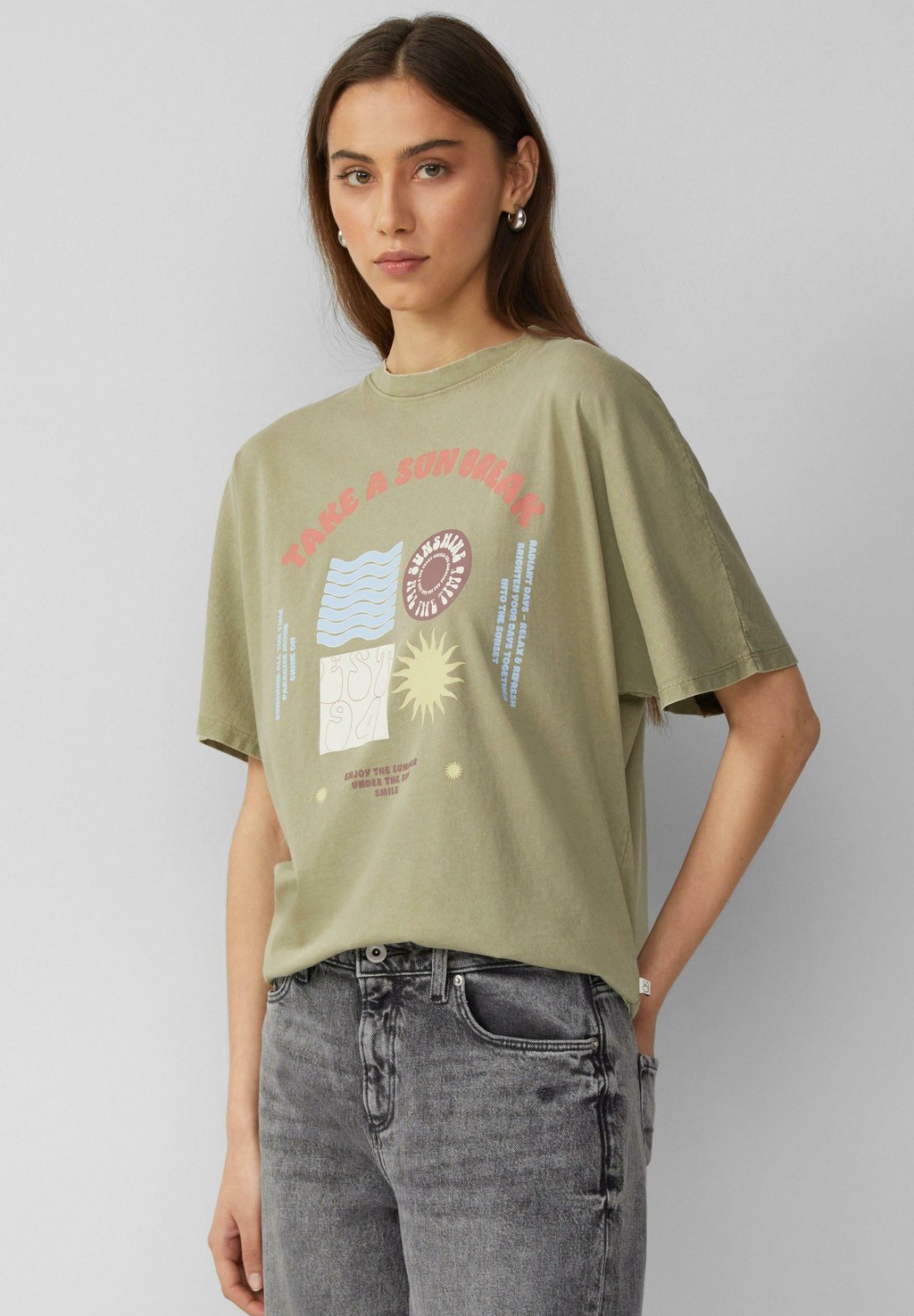 Футболка с принтом MIT FRONT QS, зеленый
Футболка с принтом MIT FRONT QS, зеленый