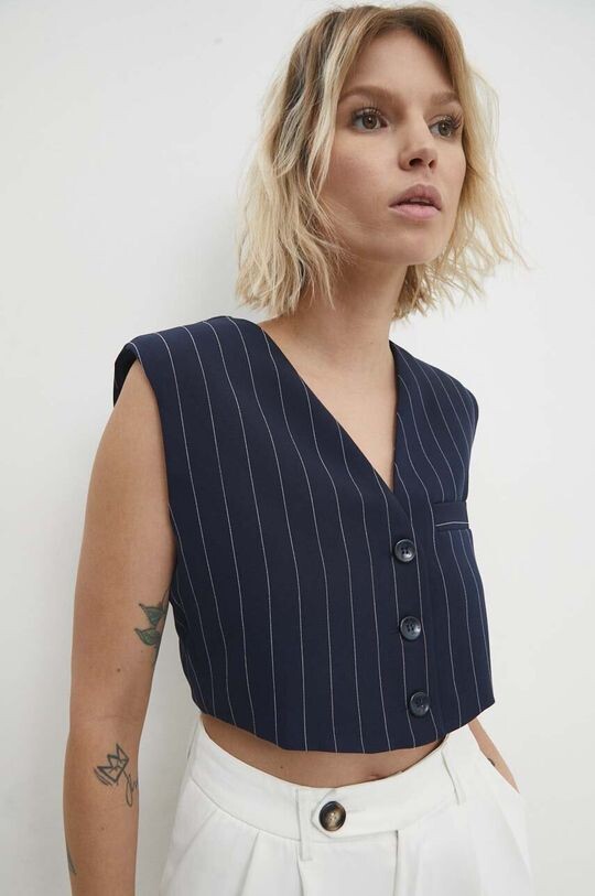 Жилет Answear Lab, темно-синий
Жилет Answear Lab, темно-синий