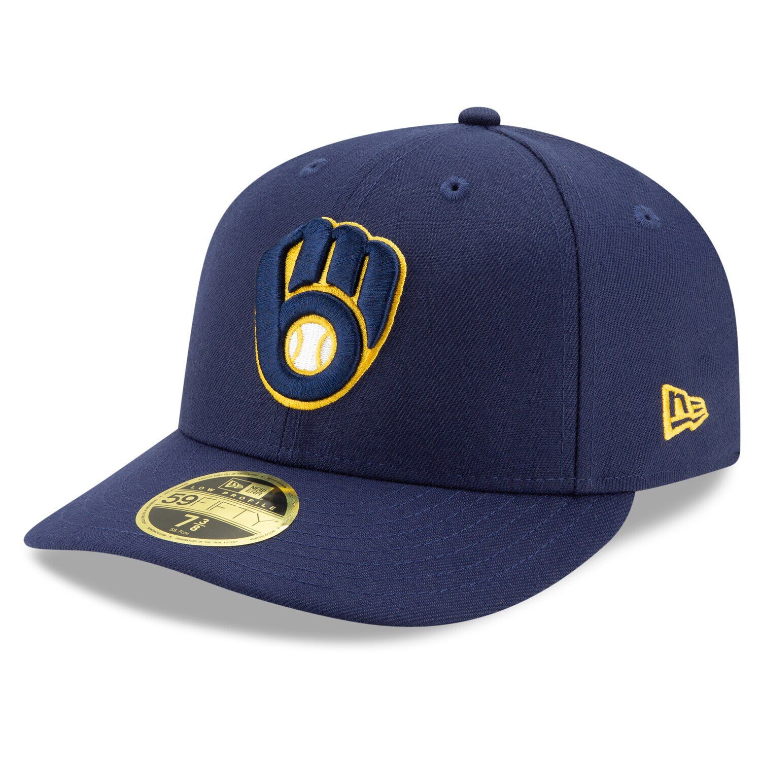 Мужская темно-синяя шляпа New Era Milwaukee Brewers Authentic Collection для поля, низкопрофильная 59FIFTY, облегающая шляпа
Мужская темно-синяя шляпа New Era Milwaukee Brewers Authentic Collection для поля, низкопрофильная 59FIFTY, облегающая шляпа