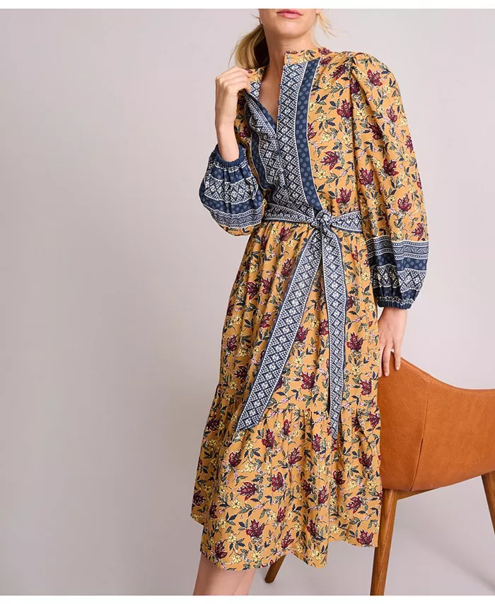 Женское платье Flora с принтом UNTUCKit, коричневый/бежевый
Женское платье Flora с принтом UNTUCKit, коричневый/бежевый