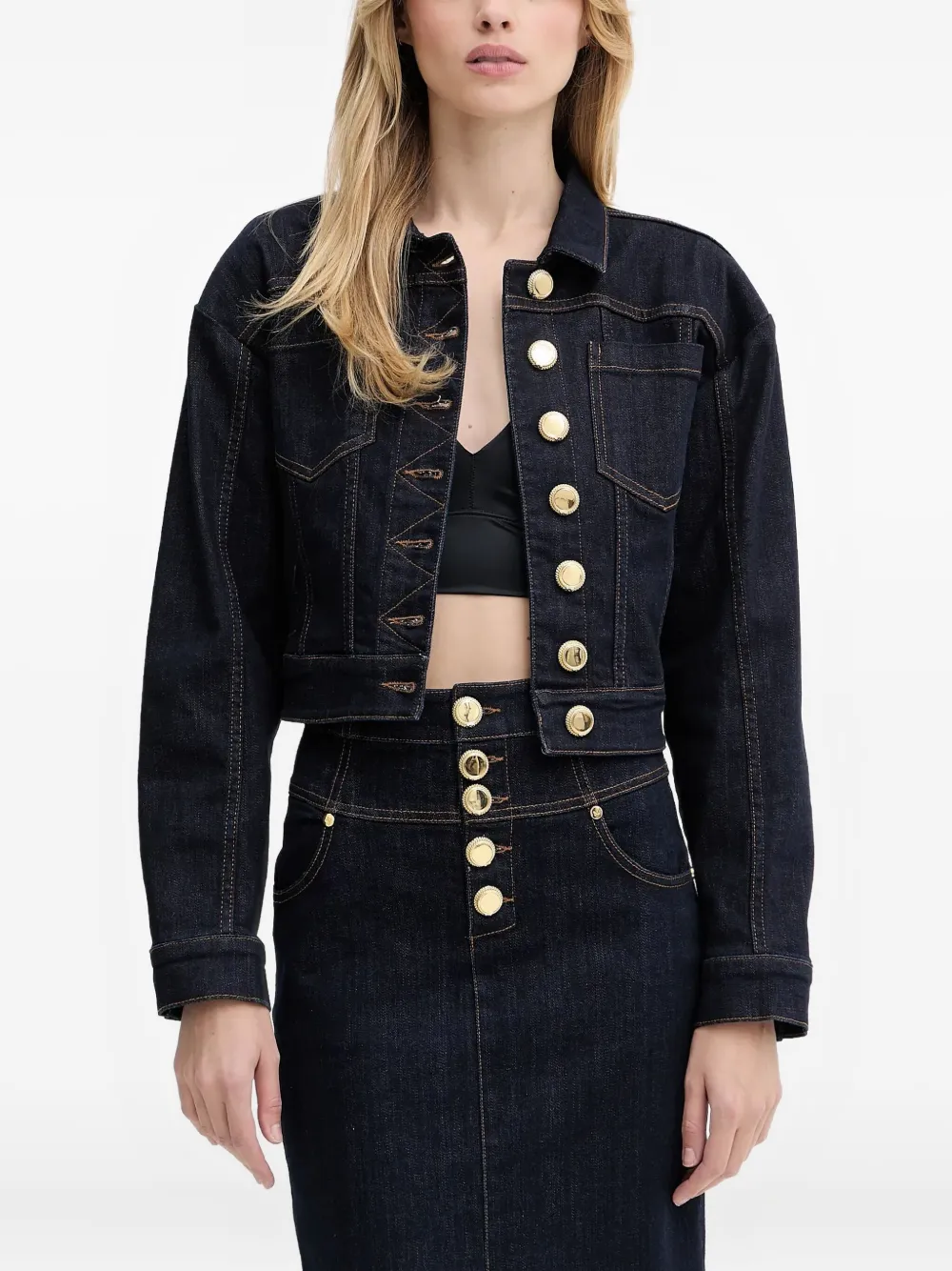 Джинсовая куртка на пуговицах MARCIANO by GUESS, синий
Джинсовая куртка на пуговицах MARCIANO by GUESS, синий