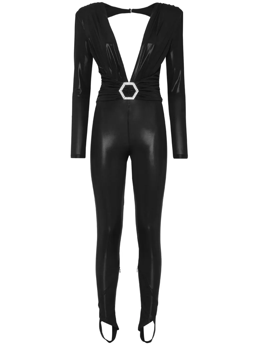 Комбинезон из ткани ламе с подплечниками Philipp Plein, черный
Комбинезон из ткани ламе с подплечниками Philipp Plein, черный