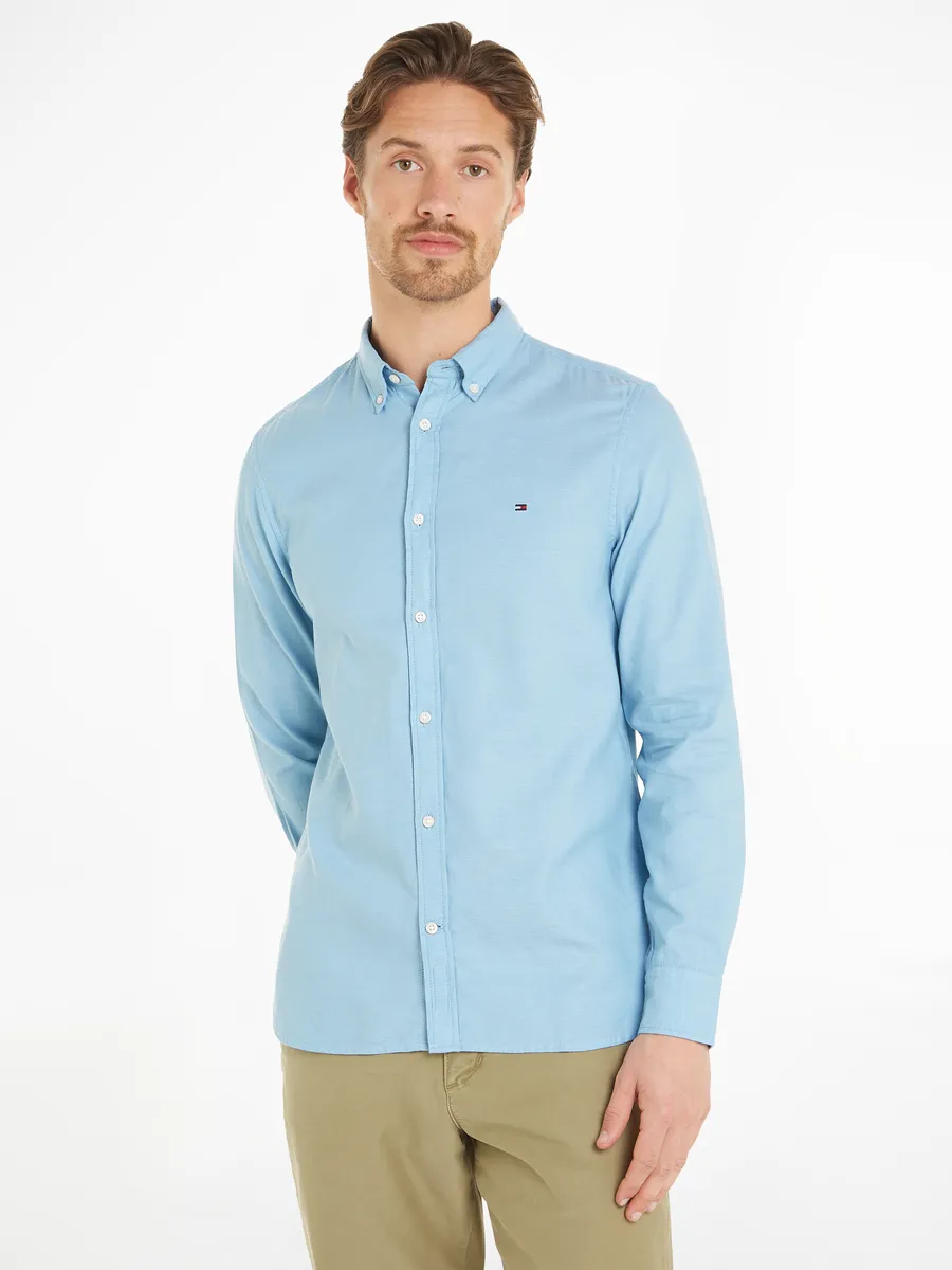 Рубашка Tommy Hilfiger с длинными рукавами "FLEX DOBBY SF SHIRT", с планкой на пуговицах, синий
Рубашка Tommy Hilfiger с длинными рукавами "FLEX DOBBY SF SHIRT", с планкой на пуговицах, синий