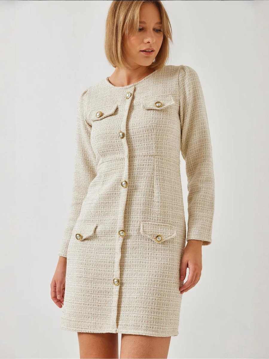 Платье Bianco Lucci, бежевый
Платье Bianco Lucci, бежевый