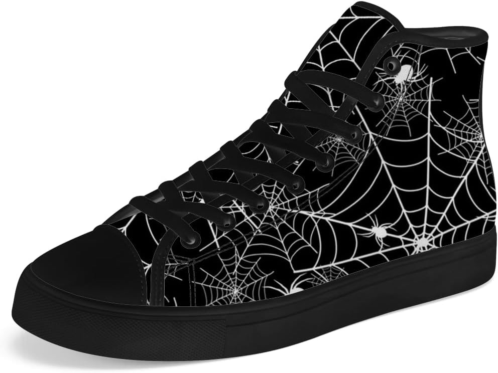 Кеды на высокой платформе chebing Spider Web из холщовой ткани для мужчин и женщин, высокие кроссовки на шнуровке, повседневная обувь, подарок для парня или девушки, черный
Кеды на высокой платформе chebing Spider Web из холщовой ткани для мужчин и женщин, высокие кроссовки на шнуровке, повседневная обувь, подарок для парня или девушки, черный