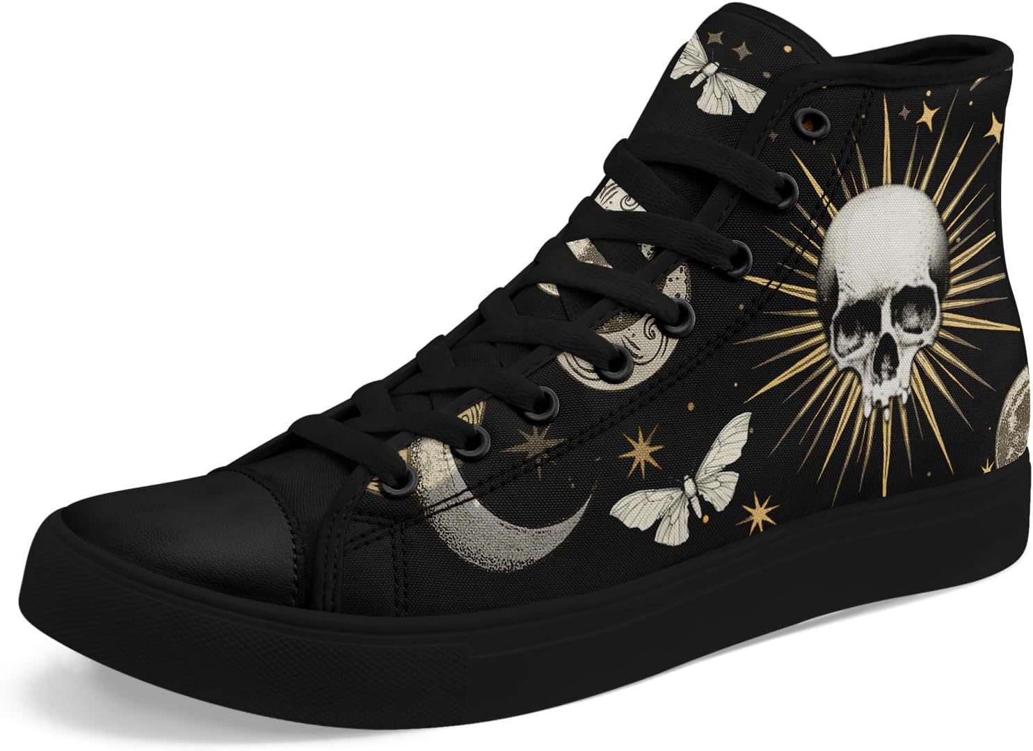 Женские и мужские винтажные высокие кеды с цветочным принтом на тканевой основе, темный стиль, коттеджкор, шнуровка, повседневная обувь, модные кроссовки для уличного стиля Coolcustomize, черный
Женские и мужские винтажные высокие кеды с цветочным принтом на тканевой основе, темный стиль, коттеджкор, шнуровка, повседневная обувь, модные кроссовки для уличного стиля Coolcustomize, черный