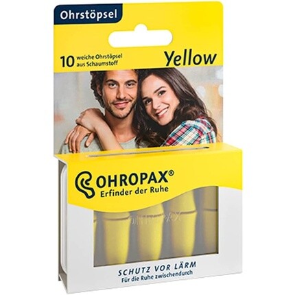 Желтые пенные беруши Ohropax
Желтые пенные беруши Ohropax