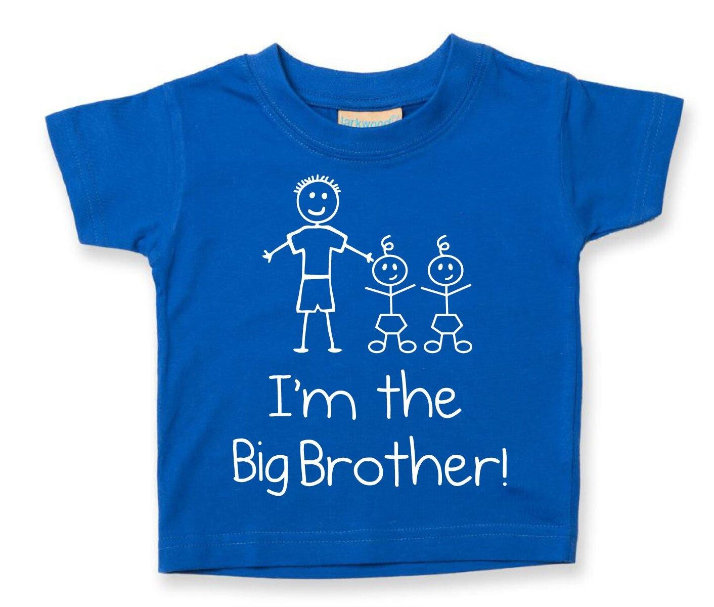 Футболка «Я большой брат-близнец» 60 SECOND MAKEOVER, синий 
Футболка «Я большой брат-близнец» 60 SECOND MAKEOVER, синий
