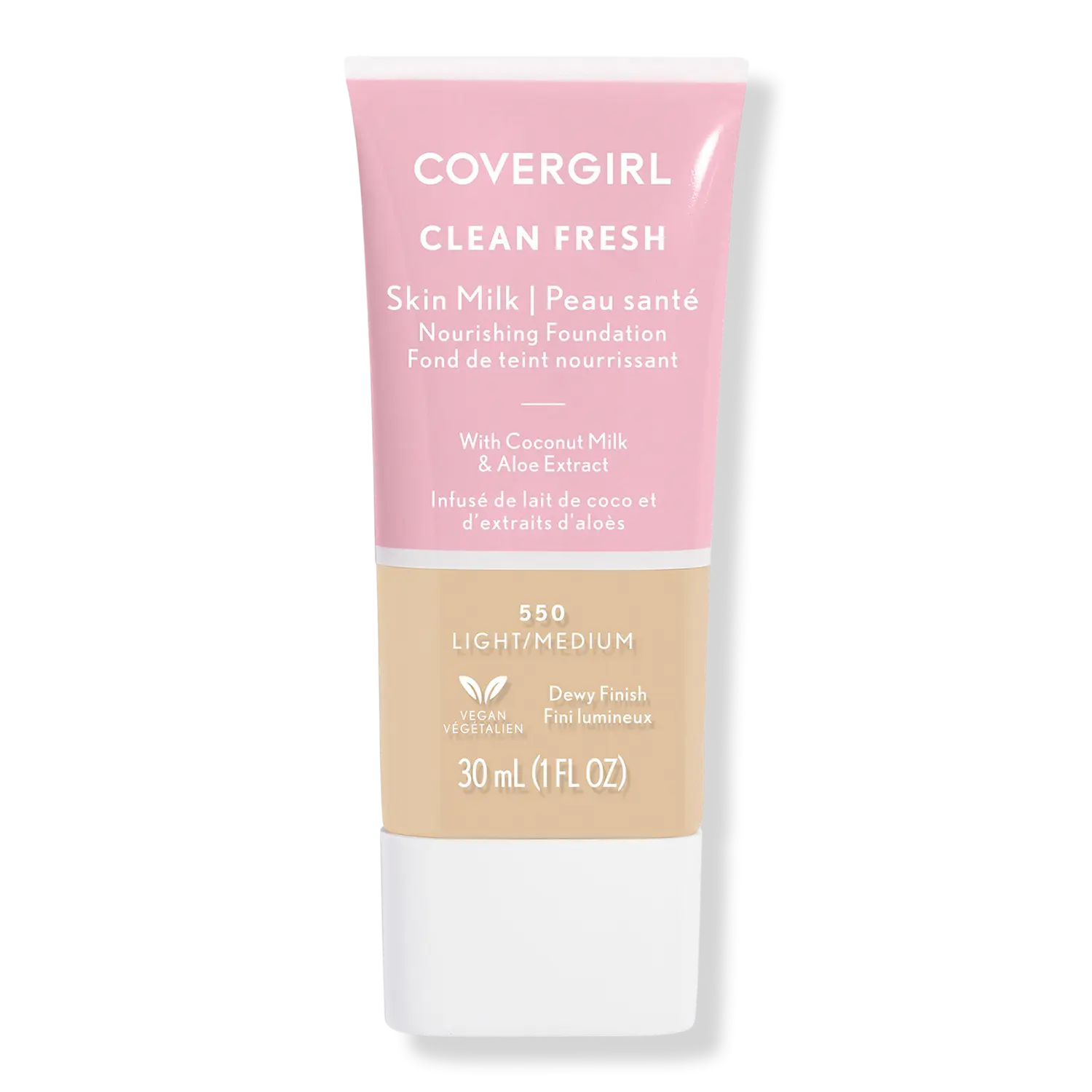 Тональный крем Clean Fresh Skin Milk Foundation CoverGirl, Light/Medium 550
Тональный крем Clean Fresh Skin Milk Foundation CoverGirl, Light/Medium 550