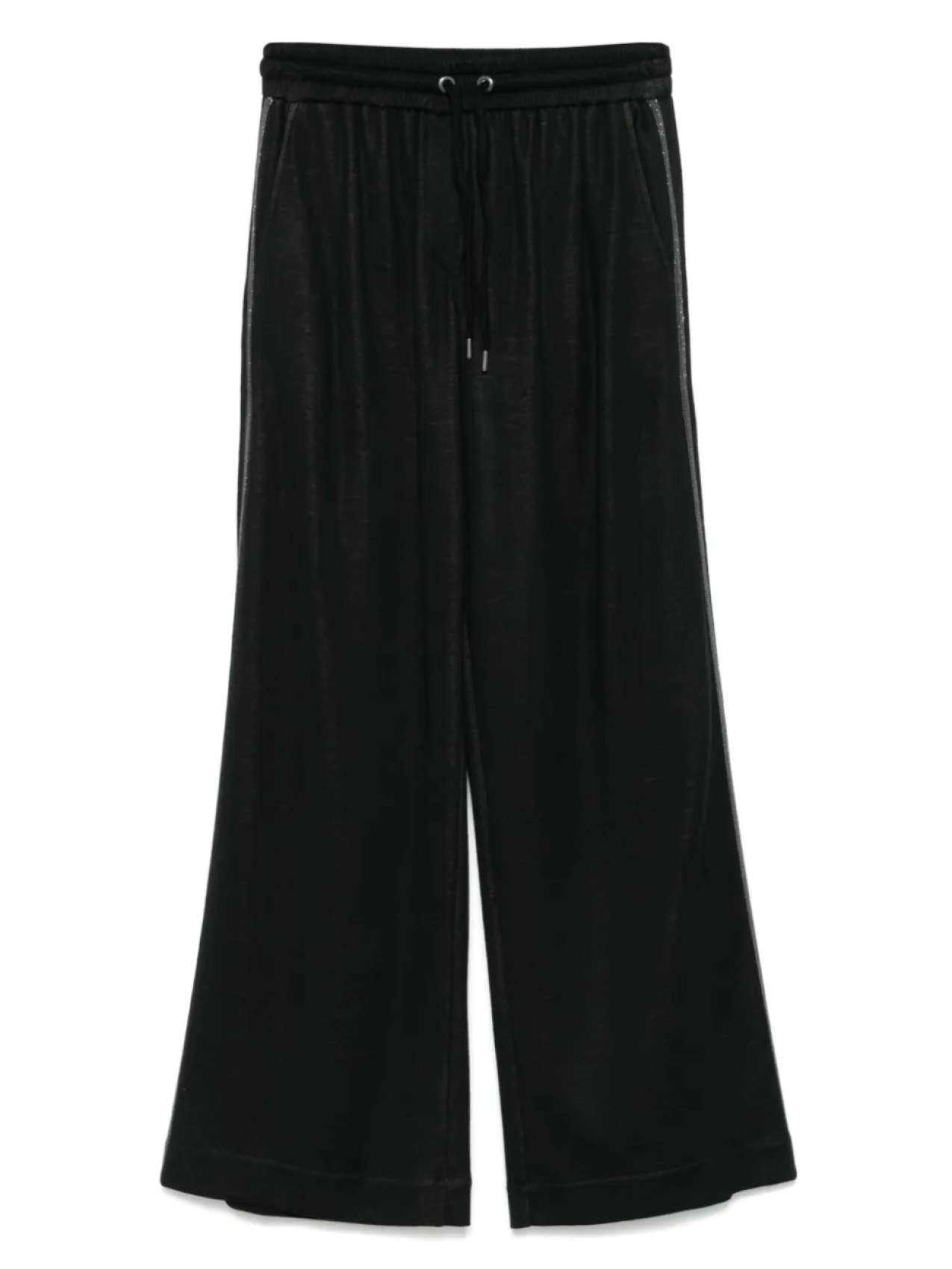 Брюки с полосками Brunello Cucinelli, черный
Брюки с полосками Brunello Cucinelli, черный