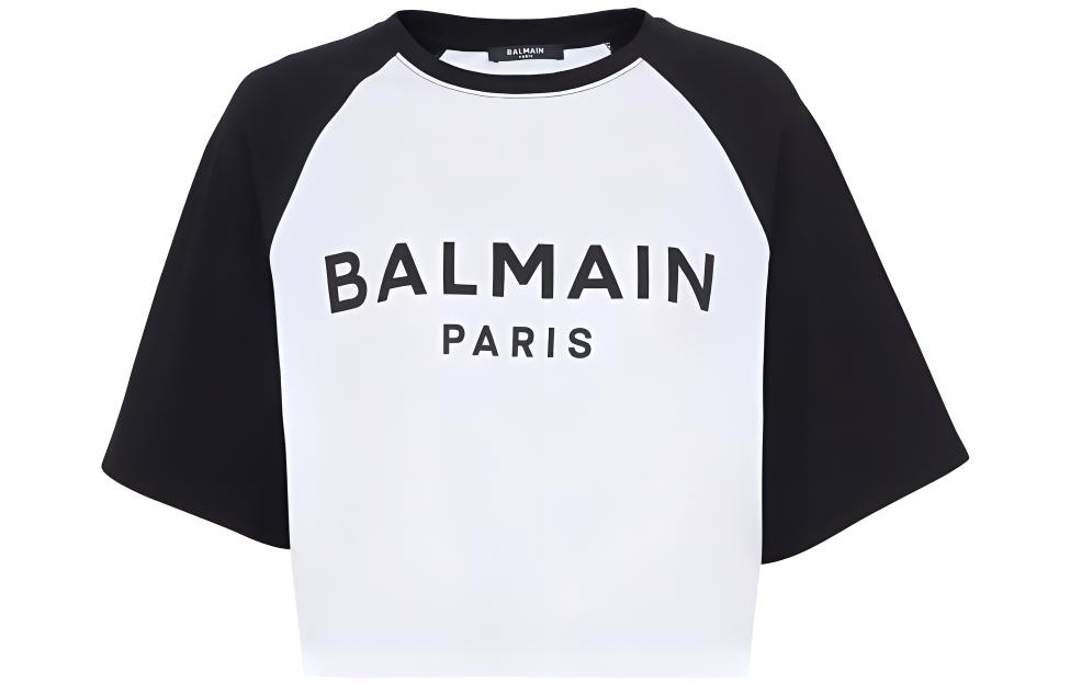 Футболка с принтом логотипа BALMAIN, белый
Футболка с принтом логотипа BALMAIN, белый