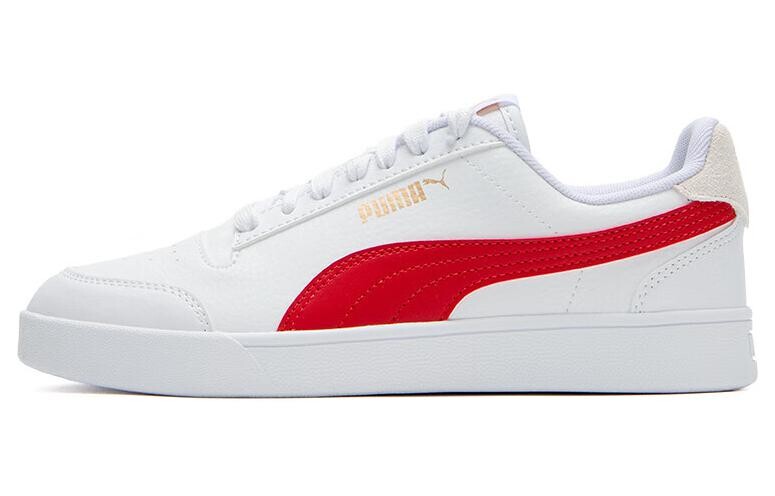 Кеды, обувь для скейтбординга Shuffle унисекс с низким верхом Puma, красный/белый 
Кеды, обувь для скейтбординга Shuffle унисекс с низким верхом Puma, красный/белый