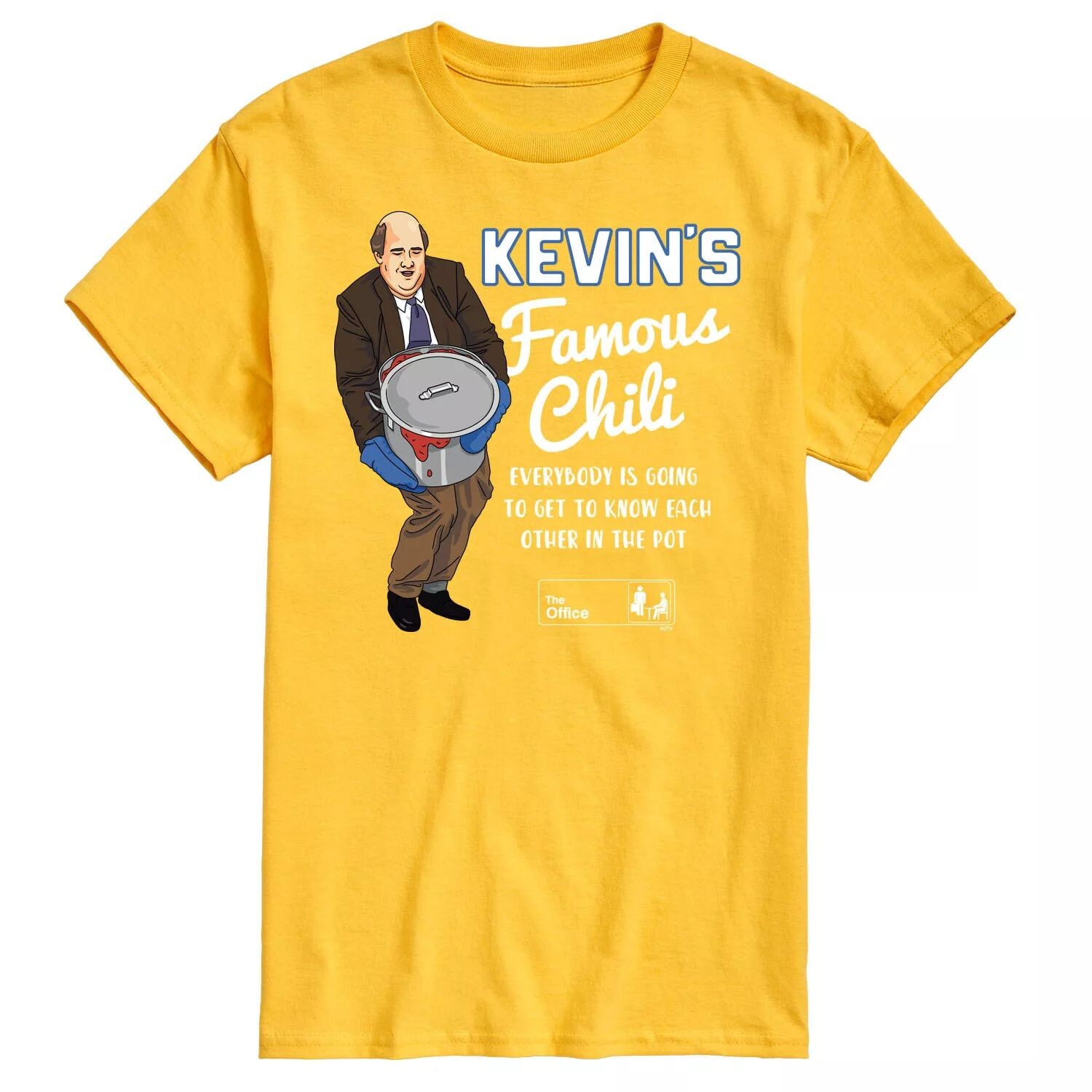 Мужская футболка The Office Kevins Famous Chili Pot Licensed Character
Мужская футболка The Office Kevins Famous Chili Pot Licensed Character