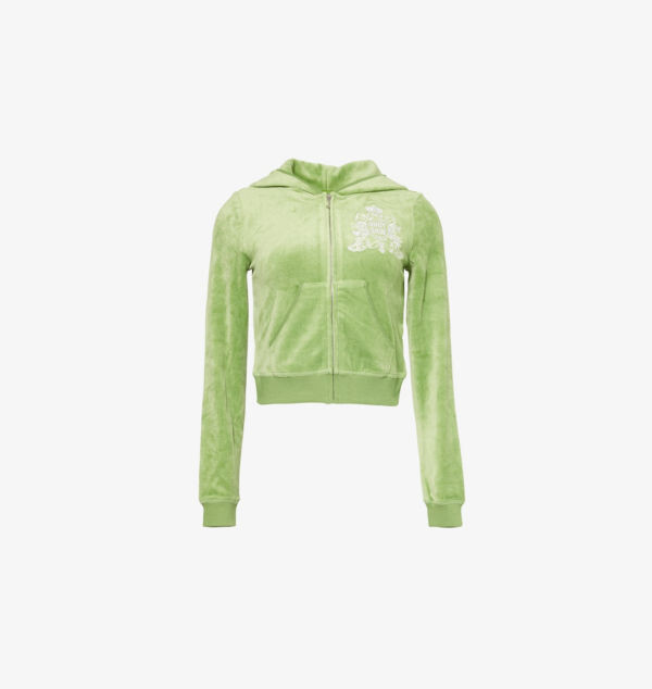 Robyn Juicy Now велюровая толстовка с застежкой-молнией спереди Juicy Couture, зеленый
Robyn Juicy Now велюровая толстовка с застежкой-молнией спереди Juicy Couture, зеленый