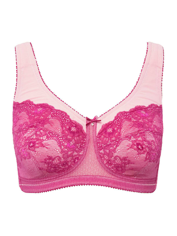 Бюстгальтер на косточках Ulla Popken Entlastungs BH, фуксия
Бюстгальтер на косточках Ulla Popken Entlastungs BH, фуксия