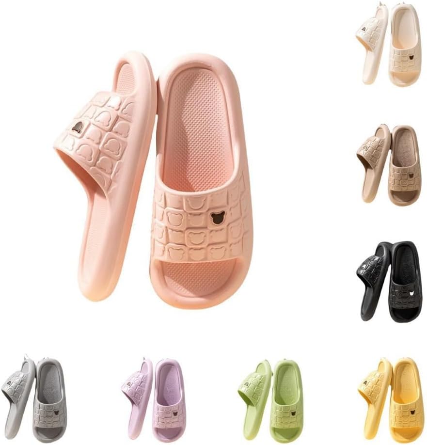 Женские тапочки ALBIVA с милым медвежонком, летние, мягкая подошва, нескользящие сандалии для дома и улицы, кавайные подарки для женщин и мужчин, розовый
Женские тапочки ALBIVA с милым медвежонком, летние, мягкая подошва, нескользящие сандалии для дома и улицы, кавайные подарки для женщин и мужчин, розовый