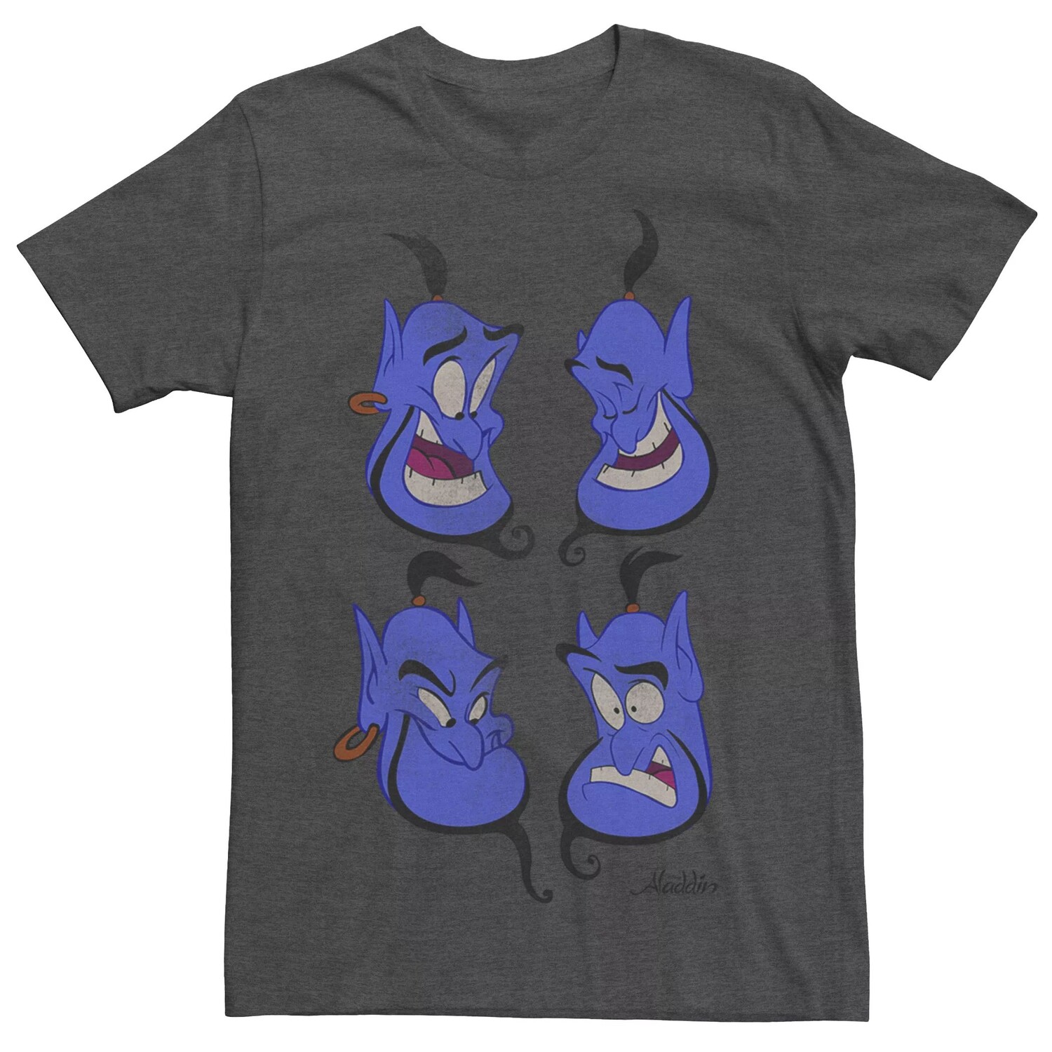 Мужская футболка Disney's Aladdin Genie Faces Licensed Character
Мужская футболка Disney's Aladdin Genie Faces Licensed Character