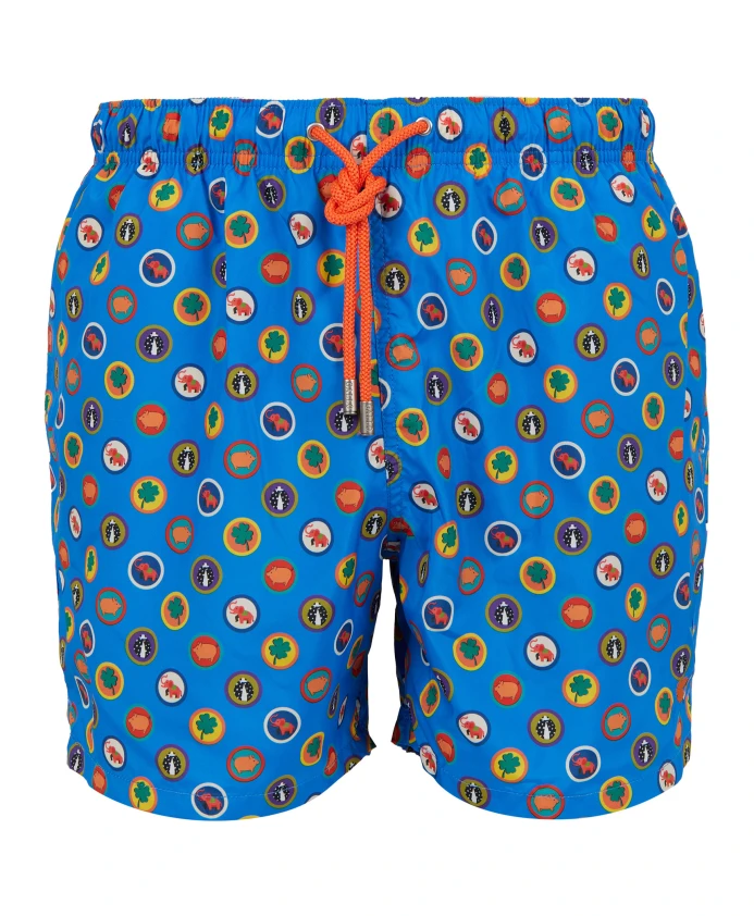 Мужские плавки светло-голубого цвета с узором, приносящим удачу. Gallo, мультиколор
Мужские плавки светло-голубого цвета с узором, приносящим удачу. Gallo, мультиколор