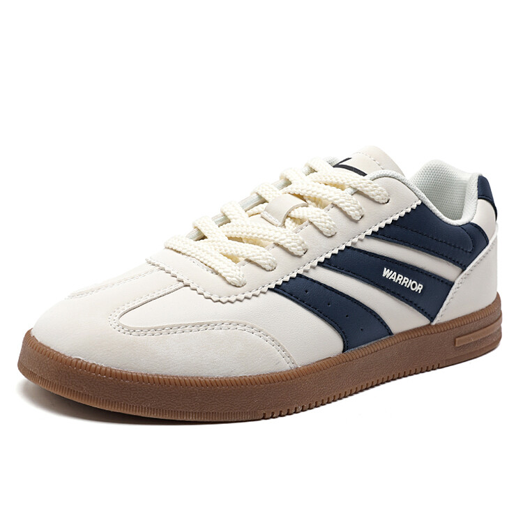 Кеды мужские, обувь для скейтбординга низкая Warrior, бежевый/синий
Кеды мужские, обувь для скейтбординга низкая Warrior, бежевый/синий