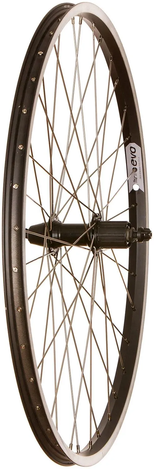 Туристическое заднее колесо 26 дюймов черное EVO, Black
Туристическое заднее колесо 26 дюймов черное EVO, Black