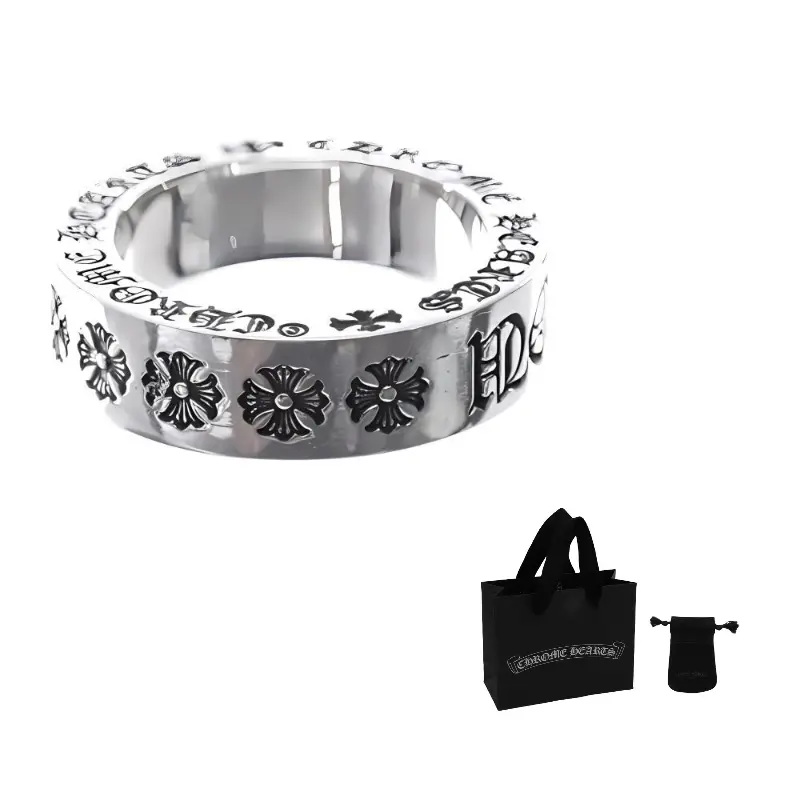 Chrome Hearts Кольцо из стерлингового серебра 925 пробы Unisex Silver
Chrome Hearts Кольцо из стерлингового серебра 925 пробы Unisex Silver